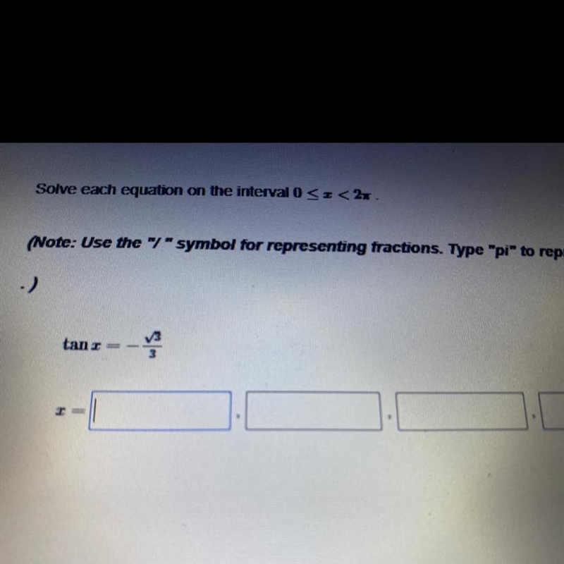 Solve the equation on the interval-example-1