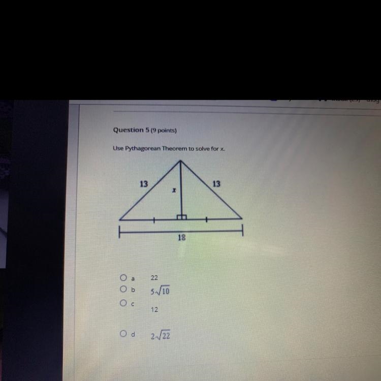 Use Pythagorean Theorem to solve for x. HELP ME PLZZZZ!!!! ASAP-example-1