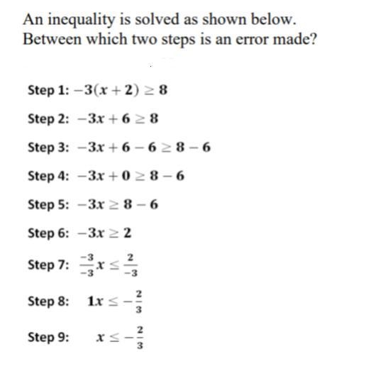 Which two steps made an error?-example-1