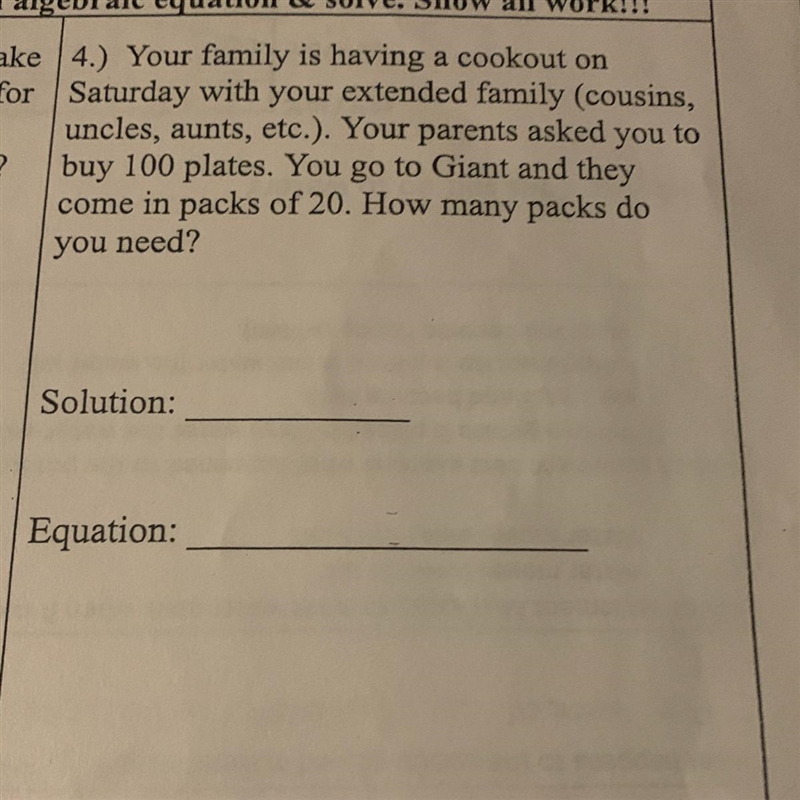 Translate each verbal expression into an algebraic equation and solve-example-1