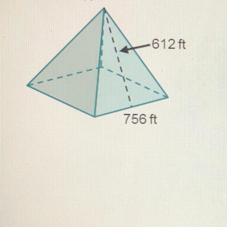 Consider the square pyramid shown 0127 Which are about the pyramid? Check all that-example-1