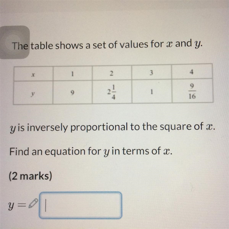 Find an equation for y in terms of x-example-1