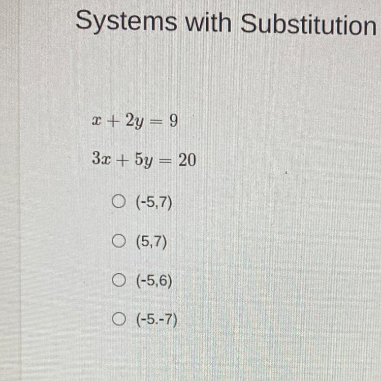 Х+2y = 9 3х + 5y = 20-example-1