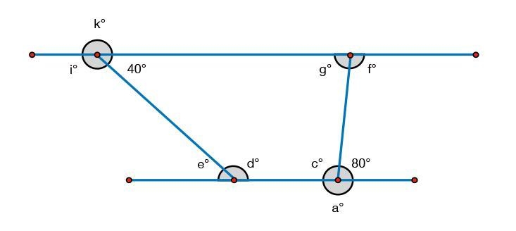 What is the sum of i° + k°?-example-1