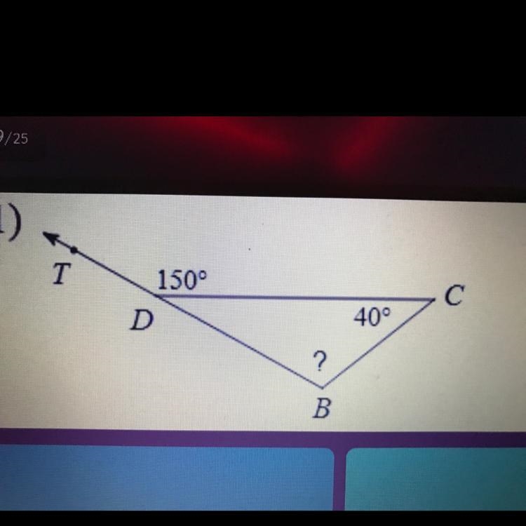 It says find the measure of each angle indicated-example-1