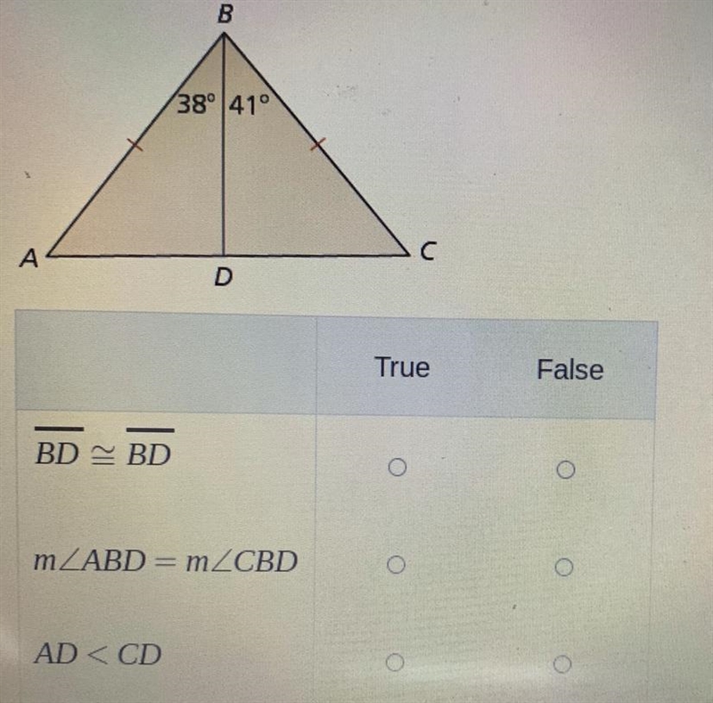 Determine which statements are true or false-example-1