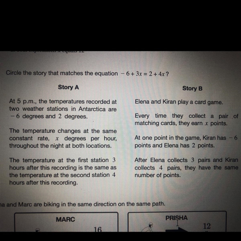 Which story matches the equation?-example-1