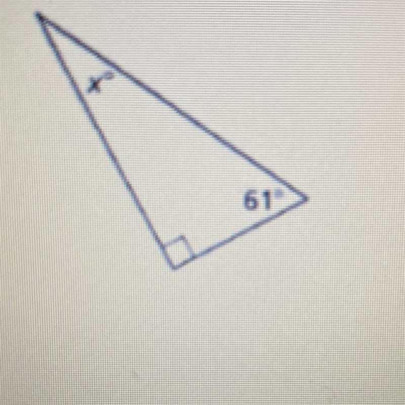 Help me please find x for this triangle!!!!-example-1