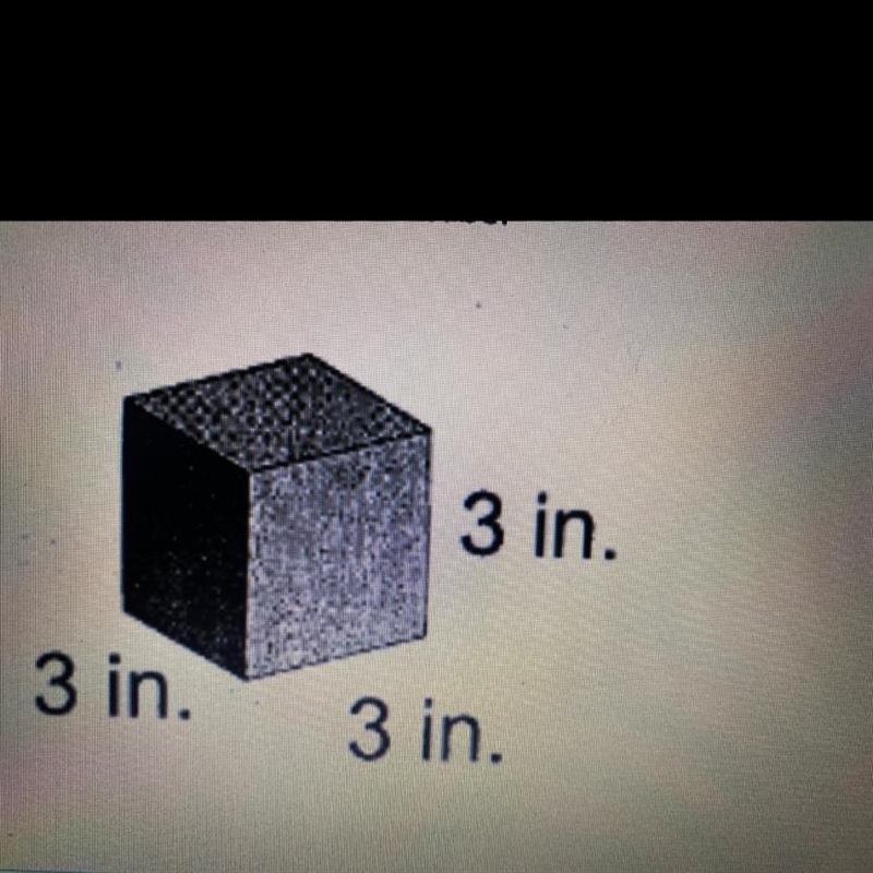 What is the volume of this cube? 3 in. 3 in. 3 in.-example-1