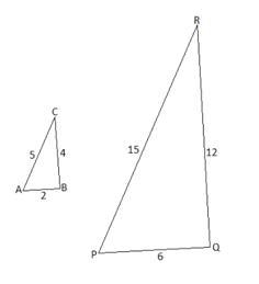 Show that the two triangles given in the figure below are similar. Help pls i need-example-1