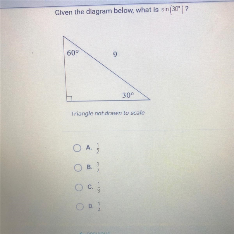 Given the diagram below, what is sin (30•)?-example-1