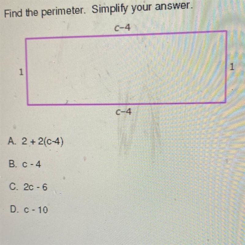 Find the perimeter. Simplify your answer.-example-1