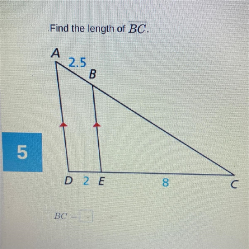 Find the length of BC.-example-1