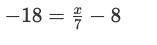 Solve the equation. Only put the number as your answer.-example-1