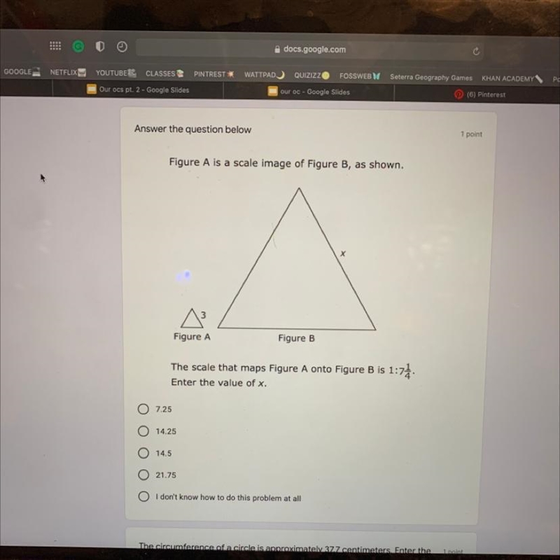 Help find value of X please!-example-1