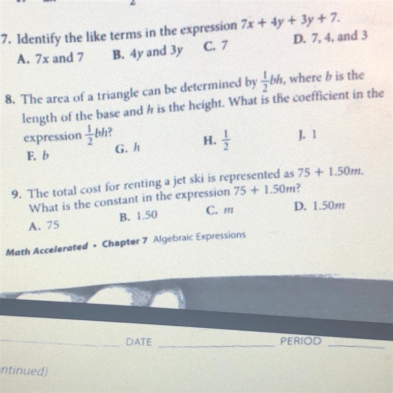 Anyone know the answers to questions 7, 8 and 9?-example-1