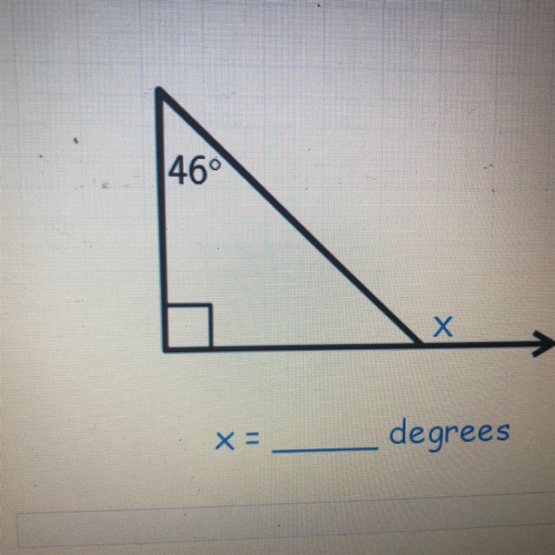 46° Х > X = degrees Hshshshsus-example-1