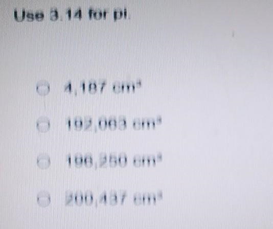 A cylinder shaped container has a radius of 25 centimeters and a height of 100 centimeters-example-1