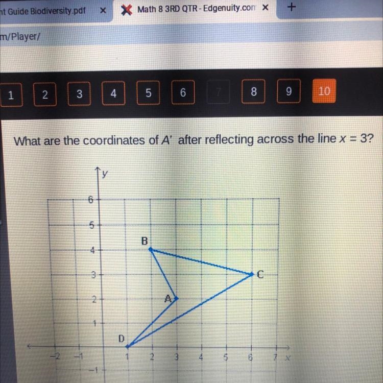 Help mee please!! answer choices: (2,3) (3,2) (3,4) (3,-2)-example-1