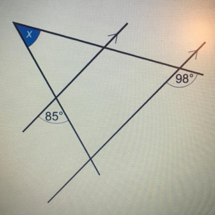 Work out the size of angle x-example-1