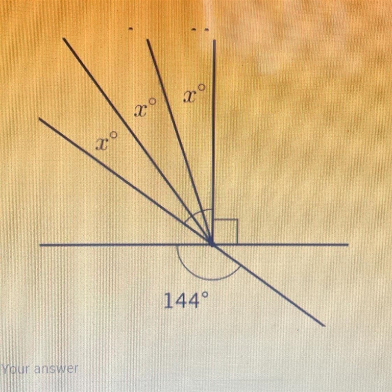 Write an EQUATION that represents what is seen in the figure and then find the value-example-1