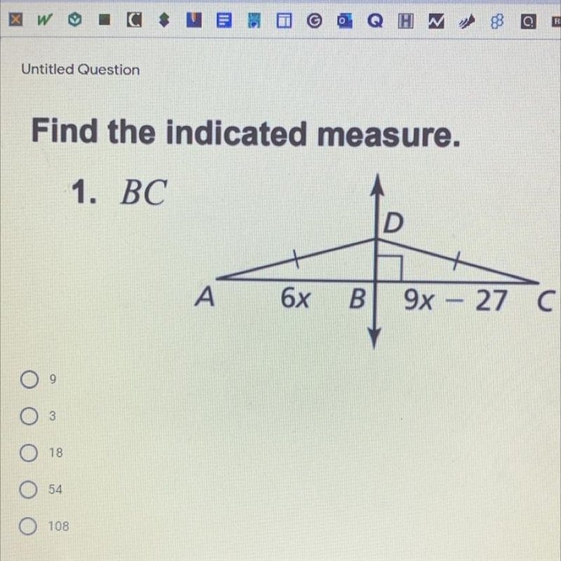 Find the indicated measure.-example-1