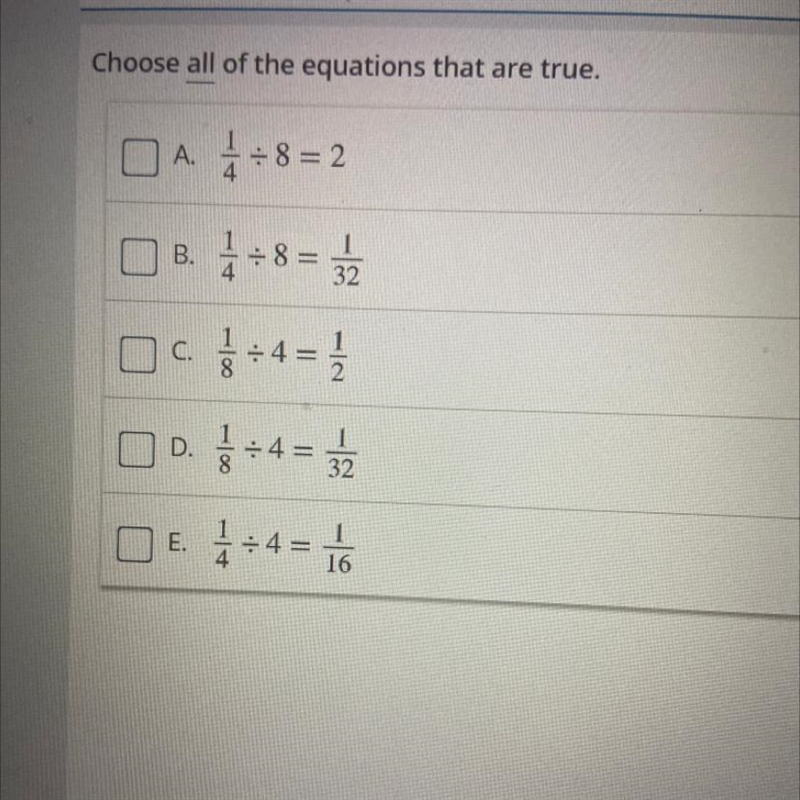 Choose all of the equations that are true, DA +8=2 D *** 10-example-1