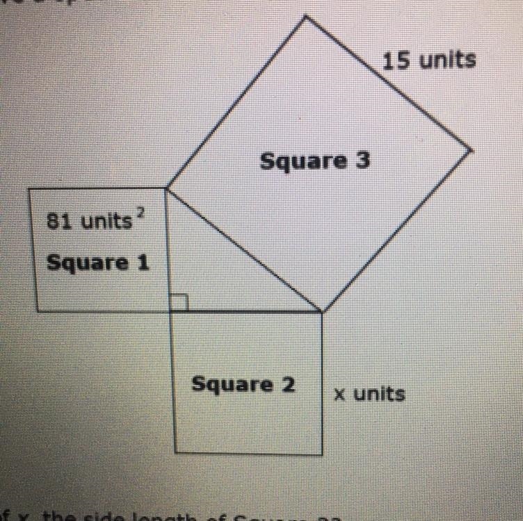 The sides of three squares can be used to form triangles. The areas of the squares-example-1