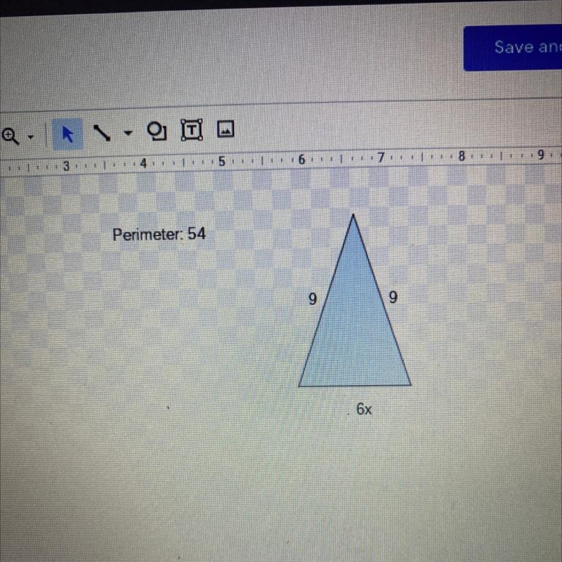 Solving For X With perimeter Homework Question #2-example-1