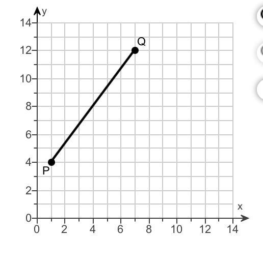 The distance be Find the distance between P and Q-example-1