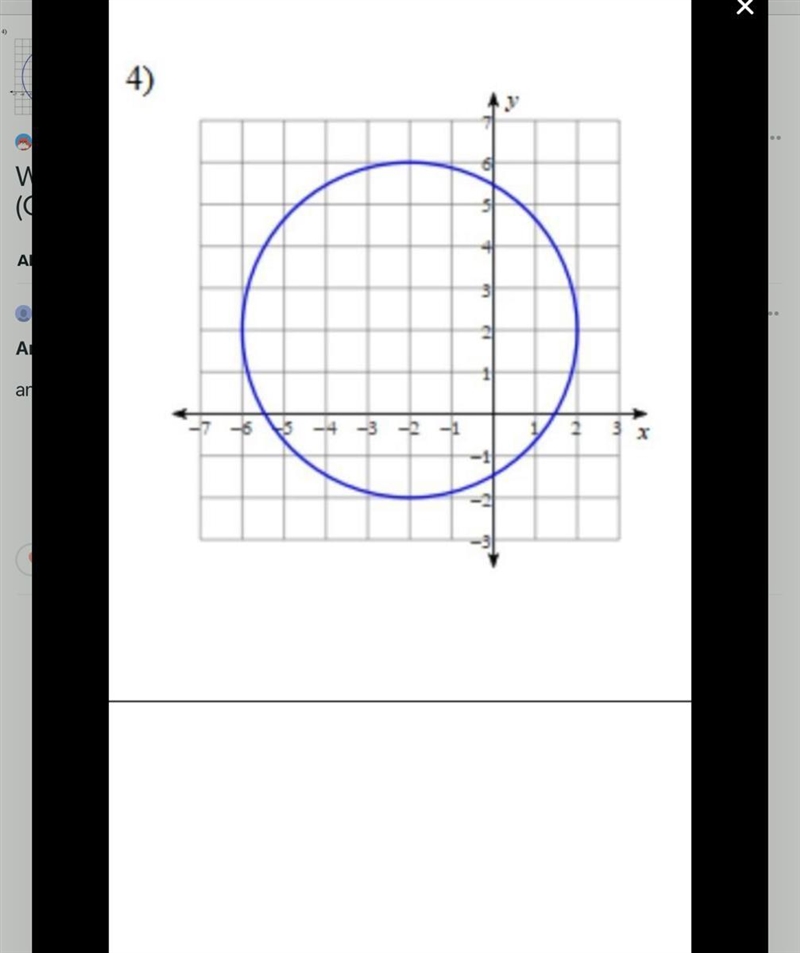 Write an equation for the circle-example-1