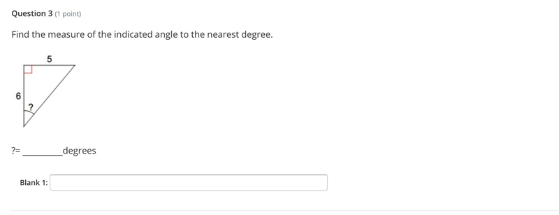 Find the measure of the indicated angle to the nearest degree.-example-1