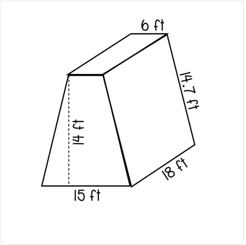 Can someone help me find the volume of this shape please?-example-1