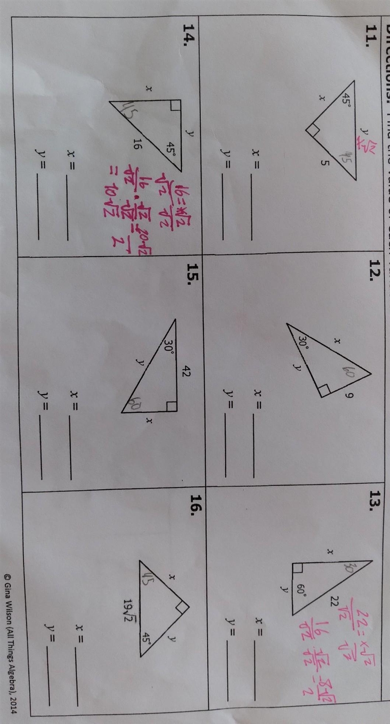 Find the value of each variable.​-example-1