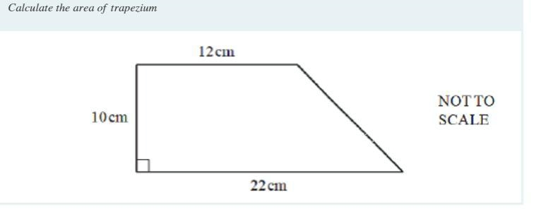 Calculate the area of trapezium-example-1