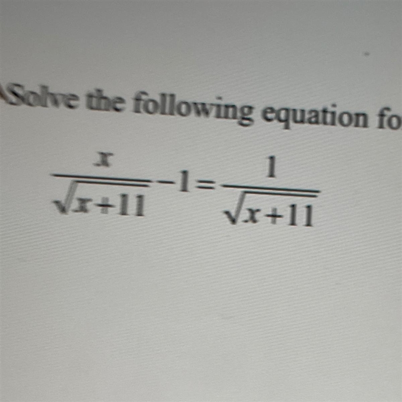 Can someone help? Solve the following equation for all values of x. Be sure to check-example-1