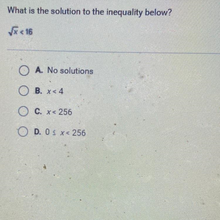 What is the solution to the inequality below?-example-1