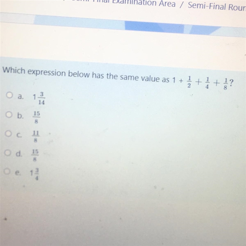 Which expression below has the same value?-example-1