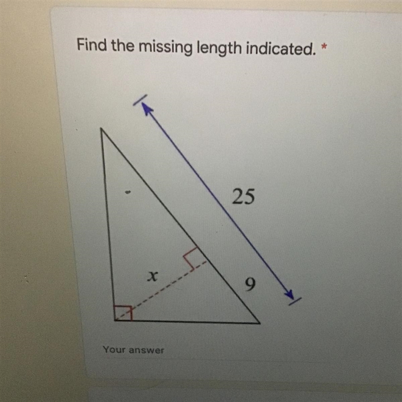 Find the missing length indicated. Your answer-example-1