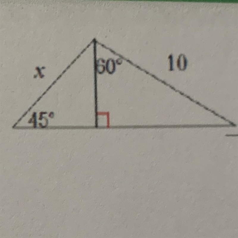 Find the missing lengths.-example-1