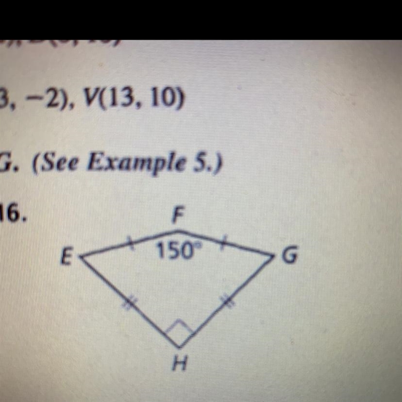 Find the measurement of angle G-example-1