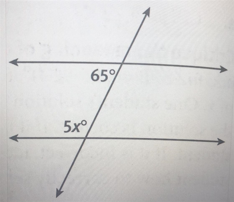 Write the equation that will help you solve for x.-example-1