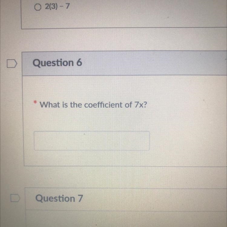 What is the coefficient of 7x? I need to know ASAP-example-1