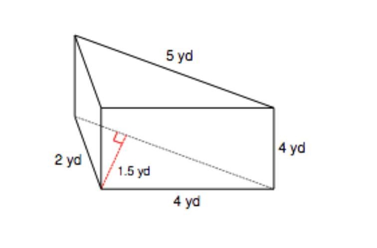 The base of a right rectangular prism has an area of 173.6 square centimeters and-example-1