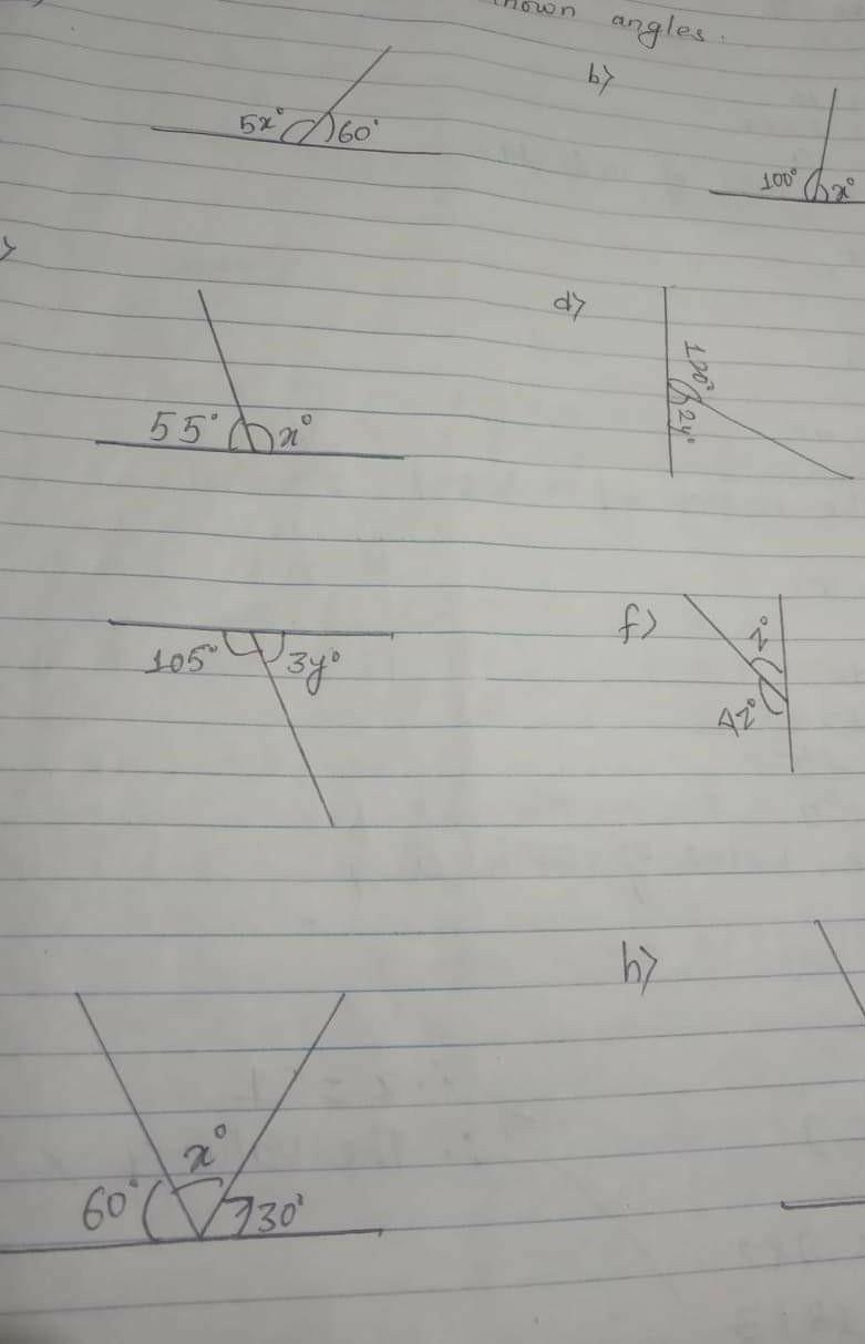 Find the sizes of unknown angle ​-example-1