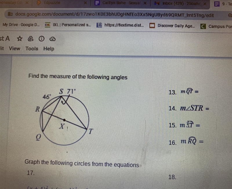 Help These are inscribed angles I think-example-1