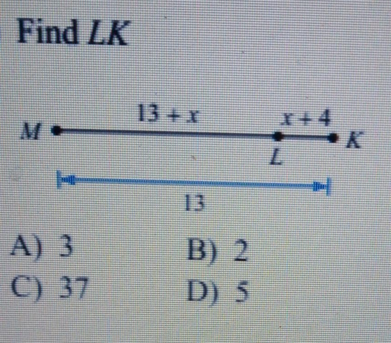 Find the length indicated. ​-example-1