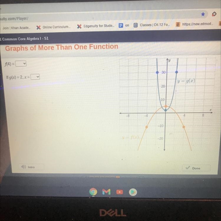 F(4) = If g(x) = 2, x = <-example-1