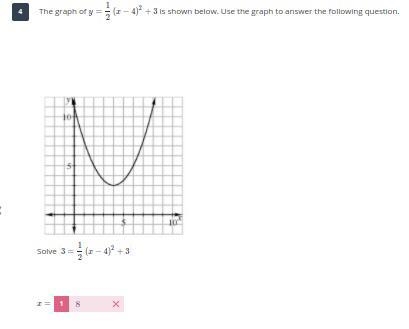 I need you someone to solve this and show their work. Tell me why the answer is 4.-example-1