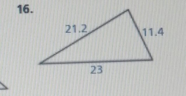 Tell whether the triangle is a right triangle.​ Show Work.-example-1